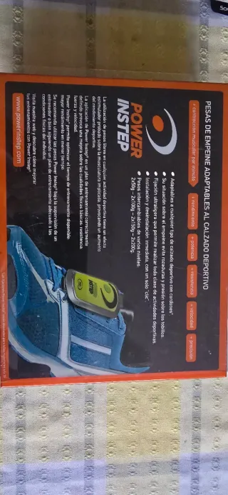Pesas para calzado deportivo Power Instep