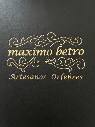 NUEVO aderezo fallera plata maximo betro