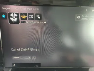 Consola PS5 con Caja, Mando y 2 Juegos