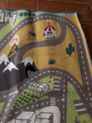 Tappeto giochi città 140x140 cm