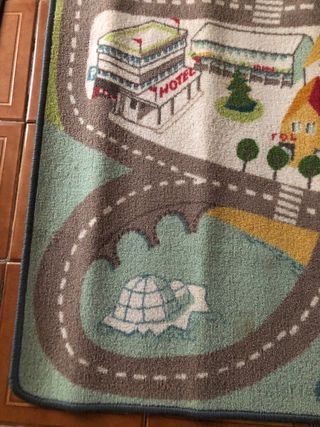 Tappeto giochi città 140x140 cm