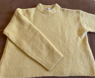 Jersey Zara Lana Alpaca Amarillo Talla M