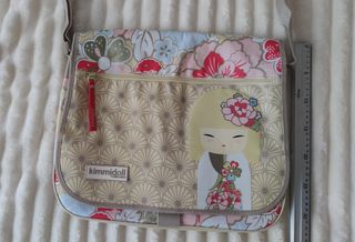 Bolso Kimmidoll Beige y Rosa