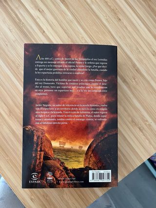 Libro histórico EL ESPARTANO de Javier Negrete