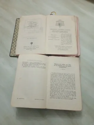 Tres antiguos misales 1949 ,1950, 1964
