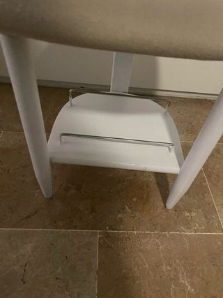 Perchero Silla Zapatero Beige y Blanco