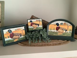 Cajas decorativas patos vintage