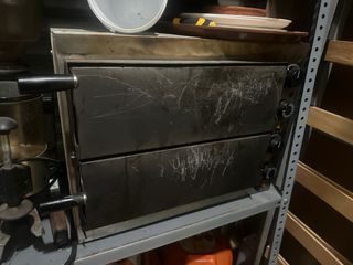 Horno de pizza doble