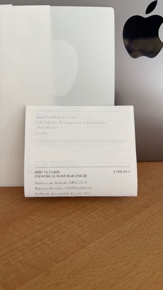 MacBook Pro 13 2017 + Accesorios Apple