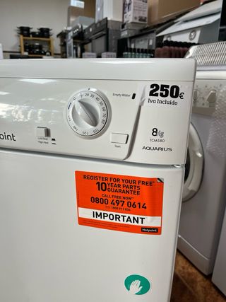 ️ **SECADORA CONDENSACIÓN HOTPOINT AQUARIUS - 8KG*