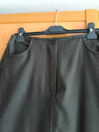 Falda larga negra mujer