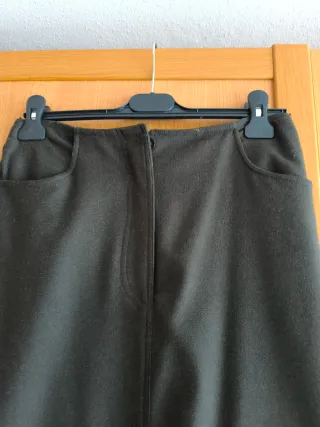 Falda larga negra mujer