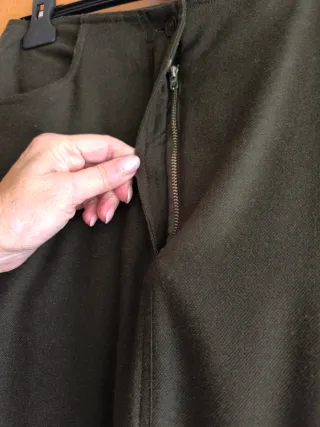 Falda larga negra mujer