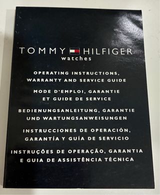 Reloj Tommy Hilfiger Plata y Blanco Nuevo