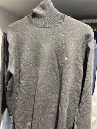 Jersey cuello vuelto Williot gris marengo