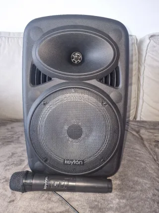 Altavoz Keyton Karaoke con Luces LED y micrófono