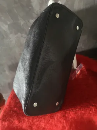 Bolso Piel Pierre Cardin Negro