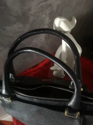 Bolso Piel Pierre Cardin Negro