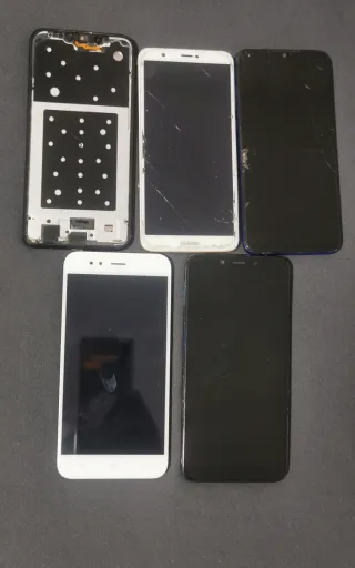 Lotto di 5 cellulari Huawei e Xiaomi (Pezzi)