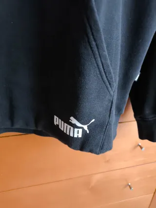Sudadera Puma Blanca y Negra
