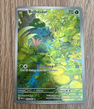 Carta Pokémon 151 Bulbasaur 166/165