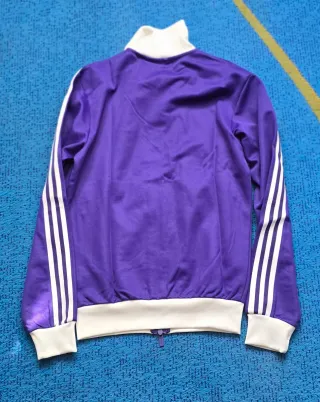 Chaqueta Adidas Beckenbauer azul/morado y blanco