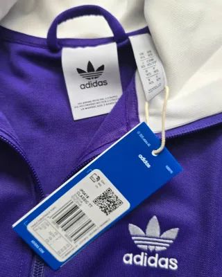 Chaqueta Adidas Beckenbauer azul/morado y blanco