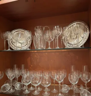 Cristalería Bohemia Vidrio Grabado