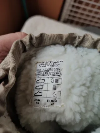 Botas Pajar Beige y Marrón Talla 38