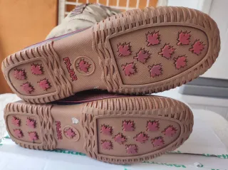 Botas Pajar Beige y Marrón Talla 38