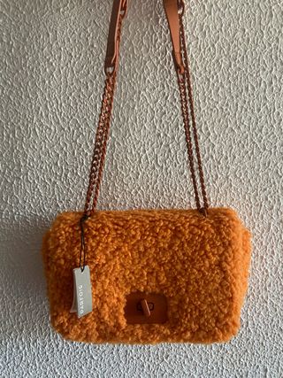 Bolso Parfois borreguito naranja