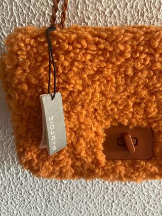 Bolso Parfois borreguito naranja