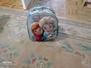 Mochila Frozen Elsa y Ana Relieve
