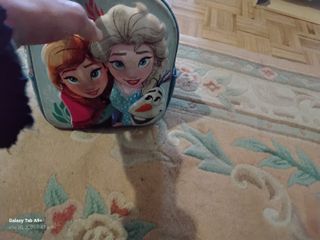 Mochila Frozen Elsa y Ana Relieve