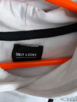 Sudadera Only & Sons L Blanca y Negra