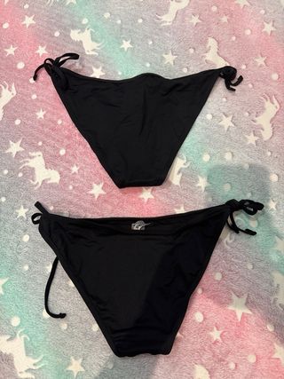 Bikini negro con lentejuelas y otros colores
