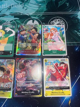 Lote 10 cartas One Piece TCG