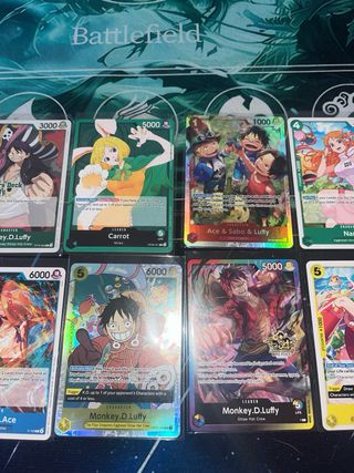 Lote 10 cartas One Piece TCG