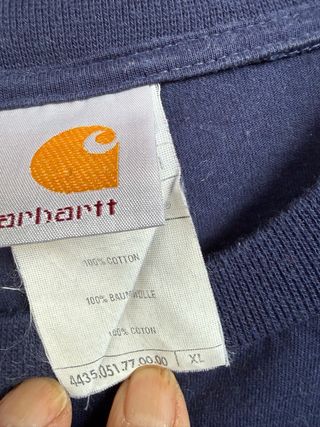 CARHARTT camiseta azul marino manga corta talla XL