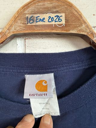 CARHARTT camiseta azul marino manga corta talla XL