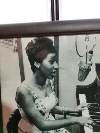 CUADRO ARETHA FRANKLIN GOSPEL PIANO