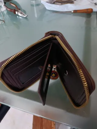 Billetera Bultaco Marrón