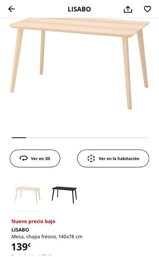 Mesa de comedor de madera