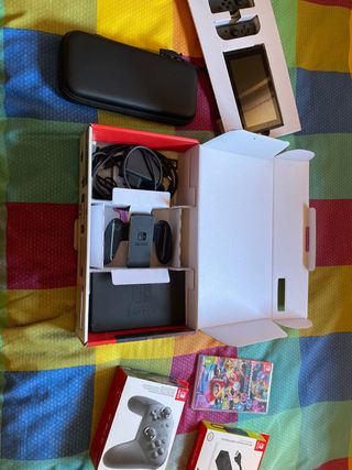 Nintendo Switch Negra Completa