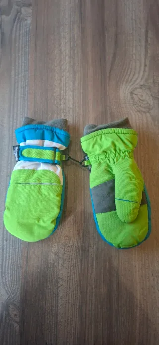 Manoplas Nieve Niño Thinsulate Azul y Verde