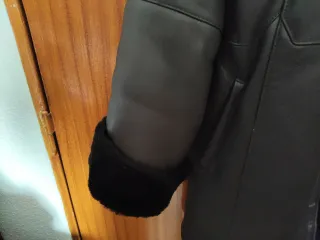 Chaquetón piel vacuno y conejo