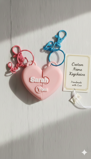 Llavero Corazón Personalizado Nombre