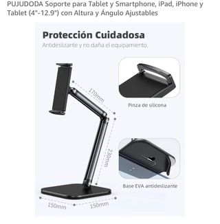 Soporte Tablet/Móvil Trípode Ajustable