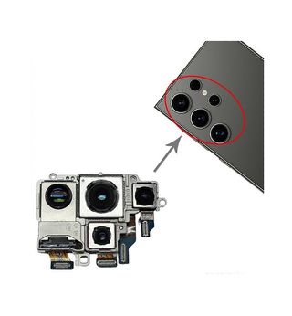 Conjunto de cámaras de Samsung Galaxy S24 Ultra