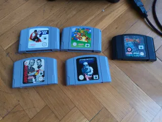 Nintendo 64 Completa Gris y Azul